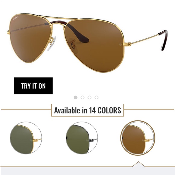 Authentic Aviator Polarized Raybans main image 4